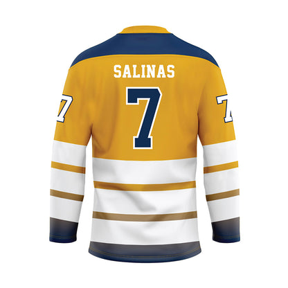 UTC - NCAA Women's Soccer : Clarissa Salinas - Gold Hockey Jersey-1
