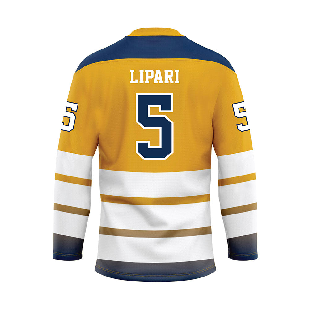 UTC - NCAA Softball : Olivia Lipari - Gold Hockey Jersey-1