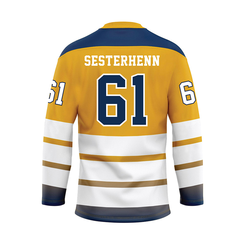 UTC - NCAA Football : Peter Sesterhenn - Gold Hockey Jersey-1