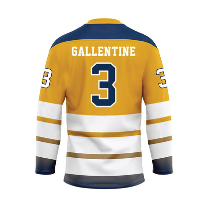 UTC - NCAA Women's Volleyball : Paige Gallentine - Gold Hockey Jersey-1