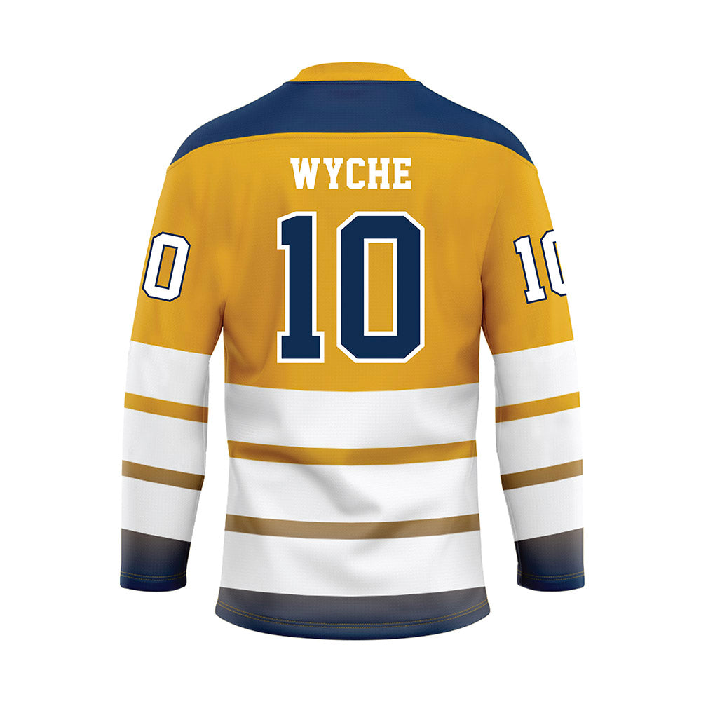 UTC - NCAA Football : Journey Wyche - Gold Hockey Jersey-1