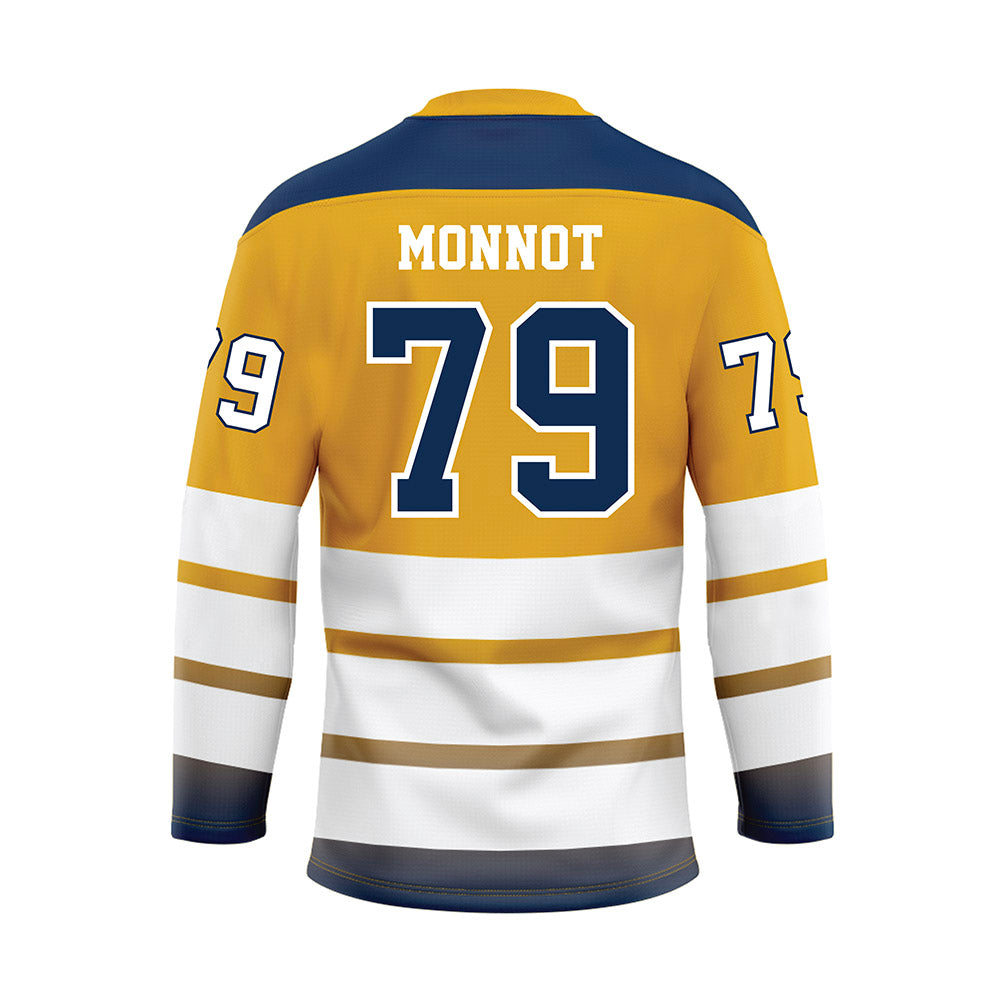 UTC - NCAA Football : Dave Monnot - Gold Hockey Jersey-1