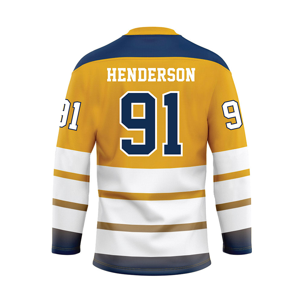 UTC - NCAA Football : Montrell Henderson - Gold Hockey Jersey-1