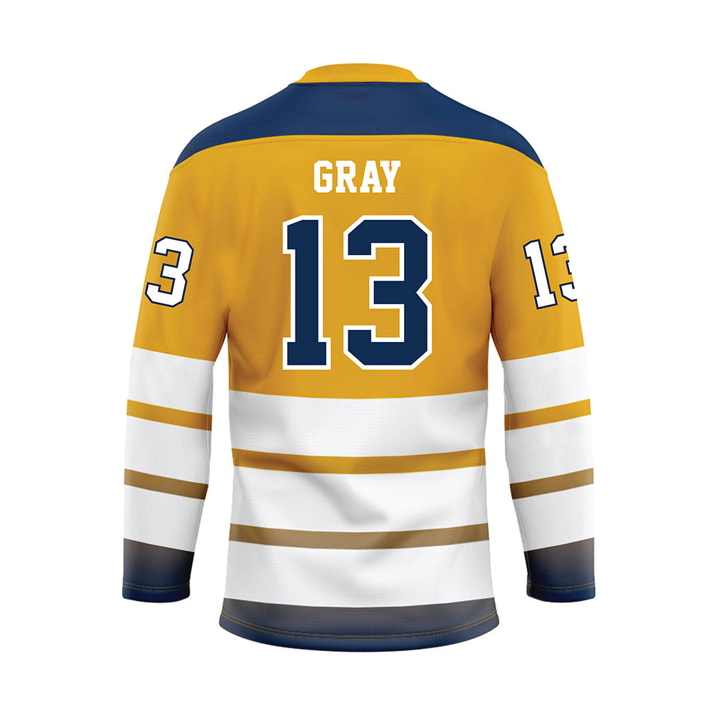 UTC - NCAA Football : Hudson Gray - Gold Hockey Jersey-1
