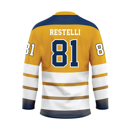 UTC - NCAA Football : Dalton Restelli - Gold Hockey Jersey-1