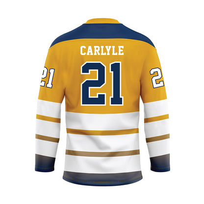 UTC - NCAA Softball : Izzy Carlyle - Gold Hockey Jersey-1