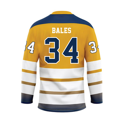 UTC - NCAA Softball : Emery Bales - Gold Hockey Jersey-1