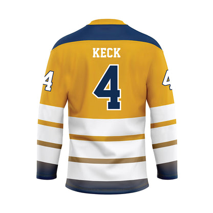 UTC - NCAA Women's Soccer : Sylvie Keck - Gold Hockey Jersey-1