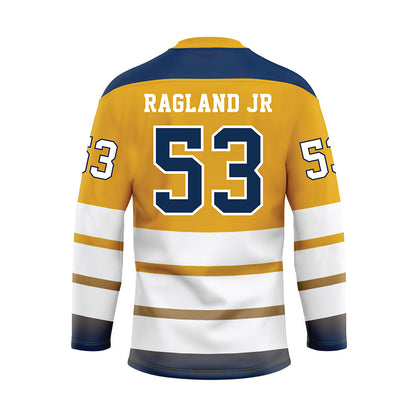 UTC - NCAA Football : BJ Ragland Jr - Gold Hockey Jersey-1