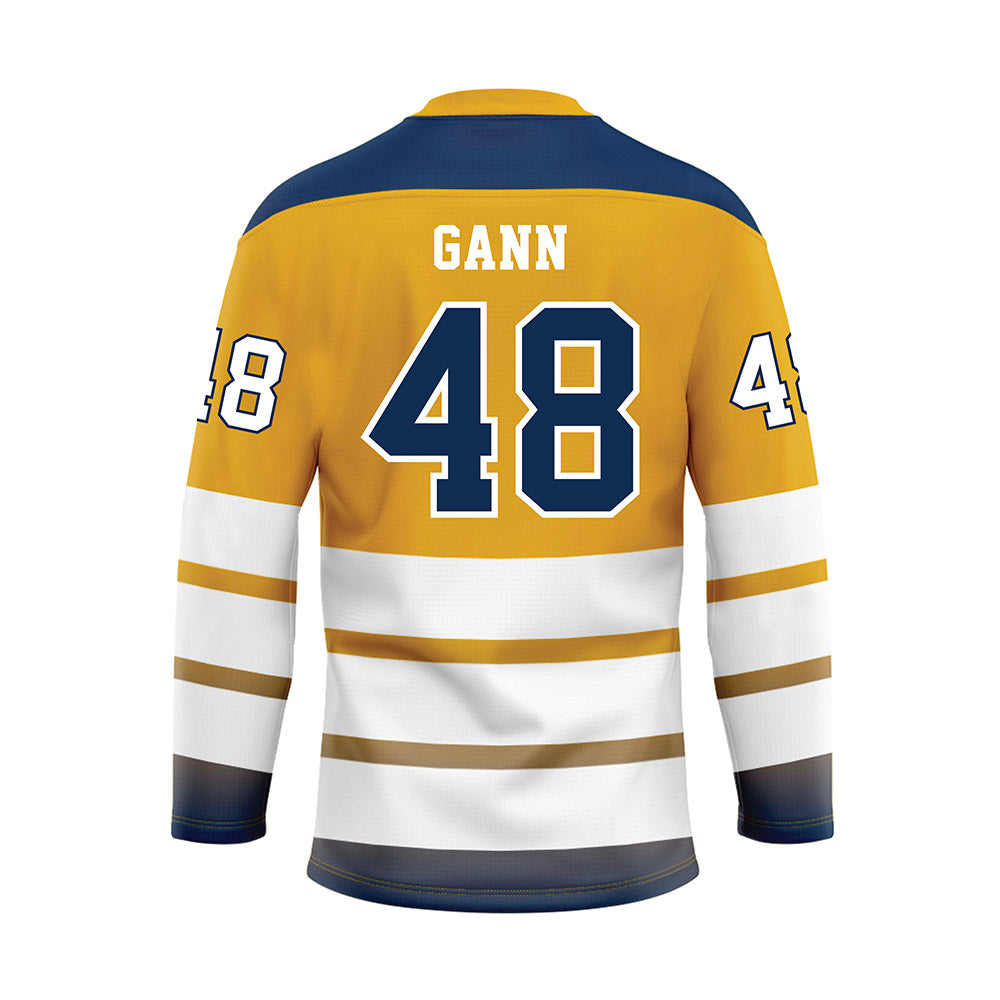 UTC - NCAA Football : Brody Gann - Gold Hockey Jersey-1