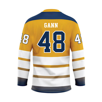 UTC - NCAA Football : Brody Gann - Gold Hockey Jersey-1