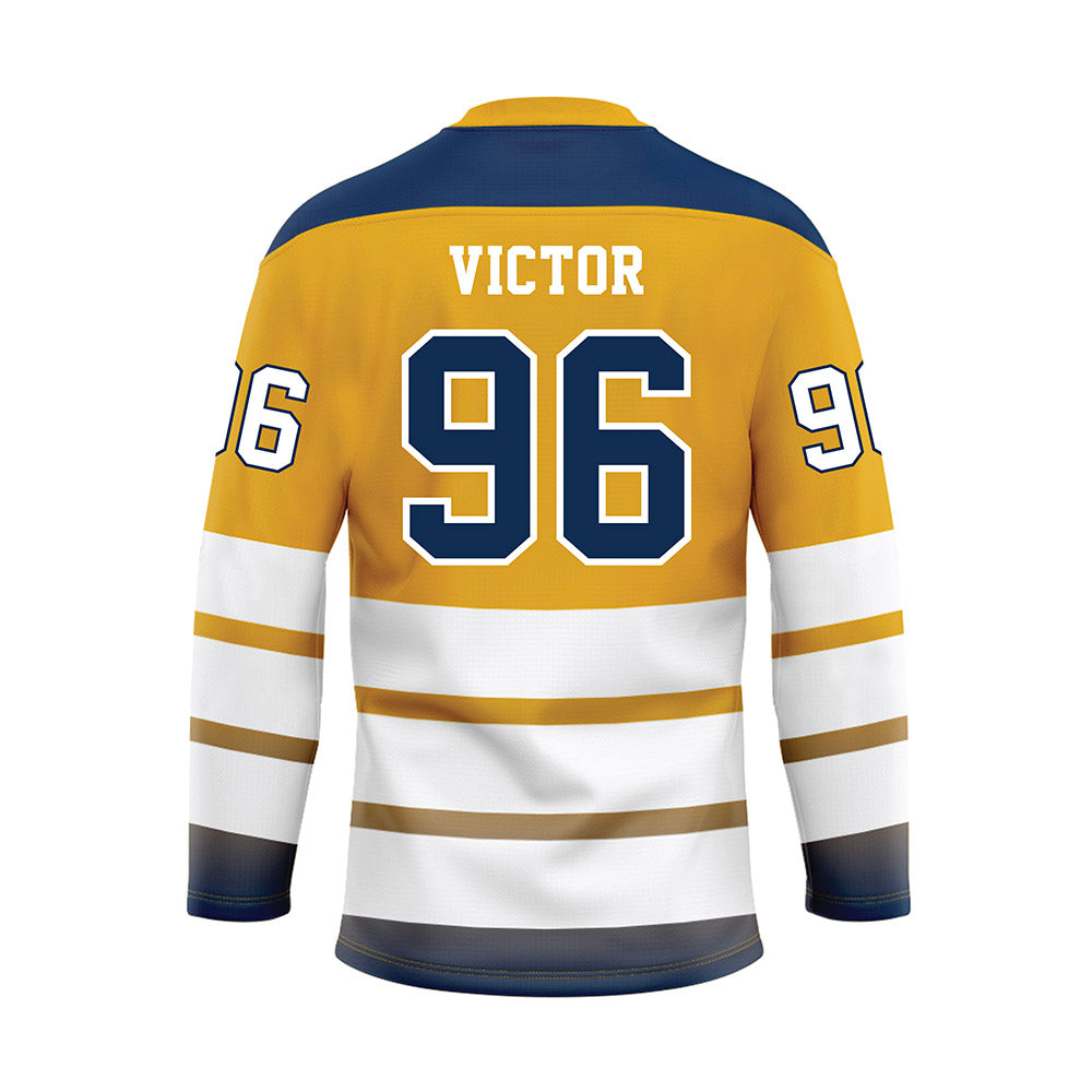 UTC - NCAA Football : Chris Victor - Gold Hockey Jersey-1