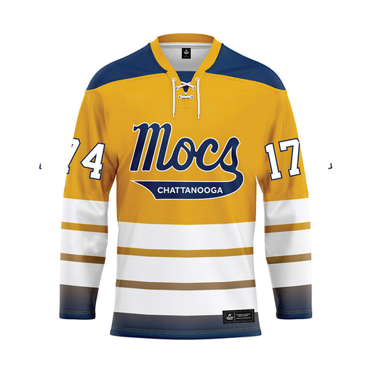 UTC - NCAA Wrestling : Landon Jones - Gold Hockey Jersey-0