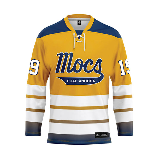 UTC - NCAA Softball : Abi Bunt - Gold Hockey Jersey-0