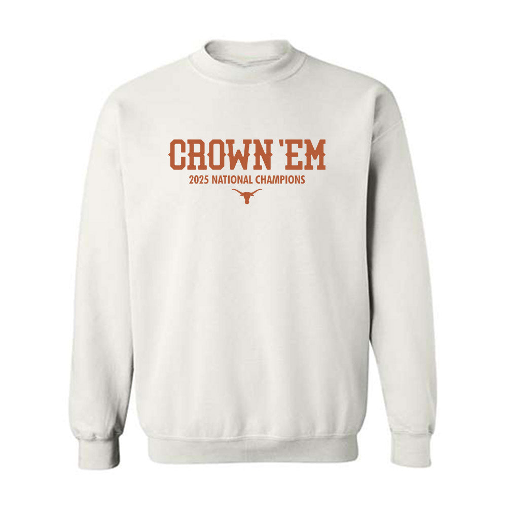Texas - NCAA Softball : - NCAA® Roster Shirt Crewneck Sweatshirt-0