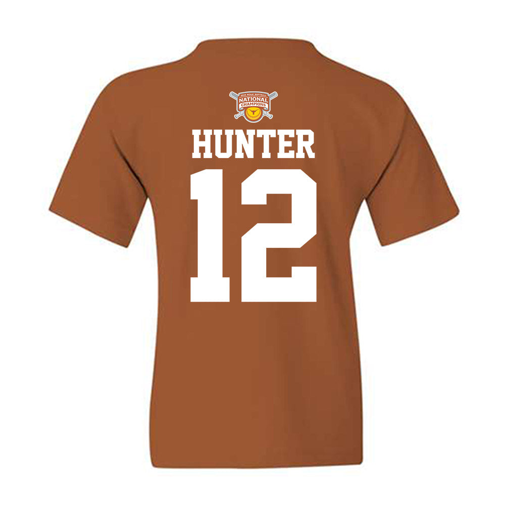 Texas - NCAA Softball : Victoria Hunter - NCAA® Classic Shersey Youth T-Shirt-1
