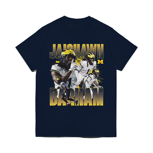 Michigan - NCAA Football : Jaishawn Barham - Collage Comfort Colors T-Shirt-0
