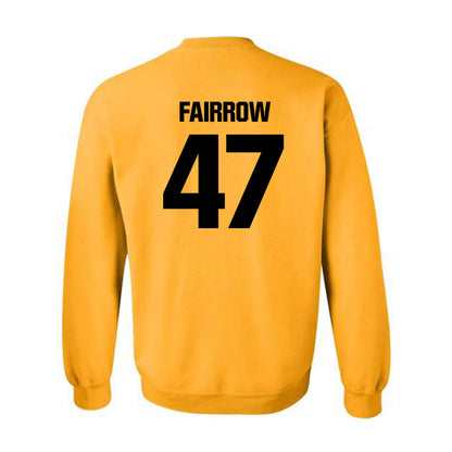Alabama State - NCAA Football : Davier Fairrow - Classic Shersey Crewneck Sweatshirt-1