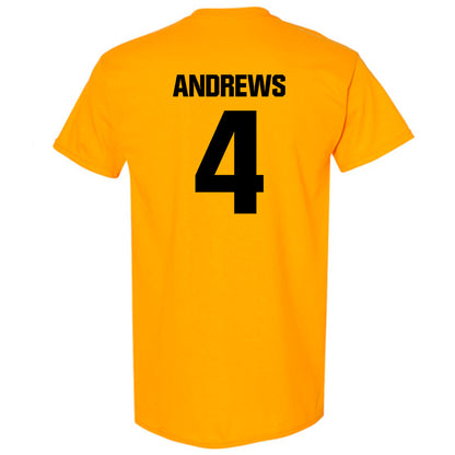 Alabama State - NCAA Men's Basketball : Mario Andrews - Classic Shersey T-Shirt-1