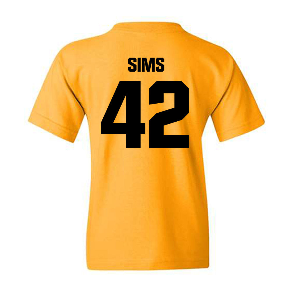 Alabama State - NCAA Football : Tashaun Sims - Classic Shersey Youth T-Shirt-1