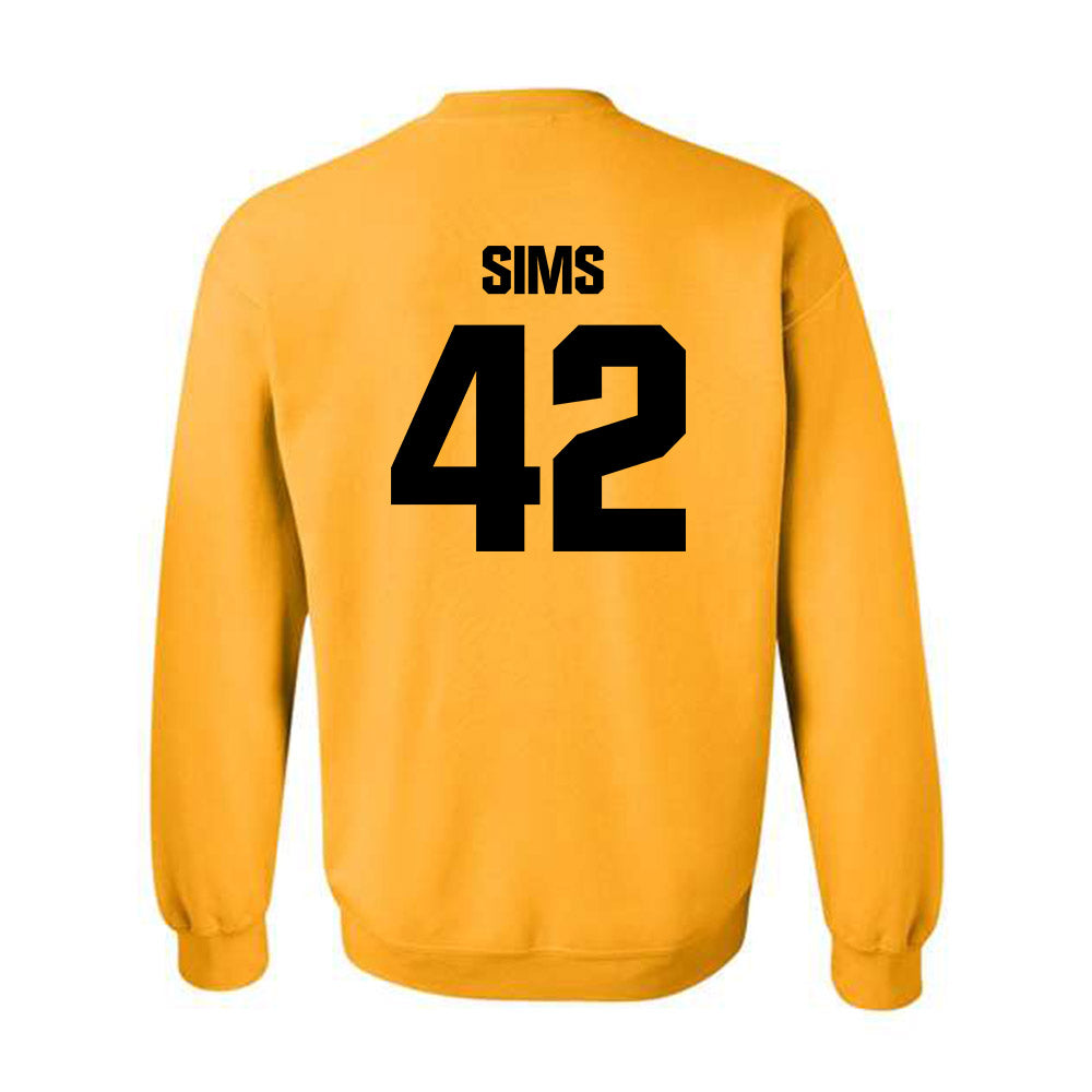 Alabama State - NCAA Football : Tashaun Sims - Classic Shersey Crewneck Sweatshirt-1
