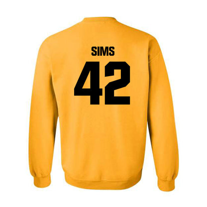 Alabama State - NCAA Football : Tashaun Sims - Classic Shersey Crewneck Sweatshirt-1