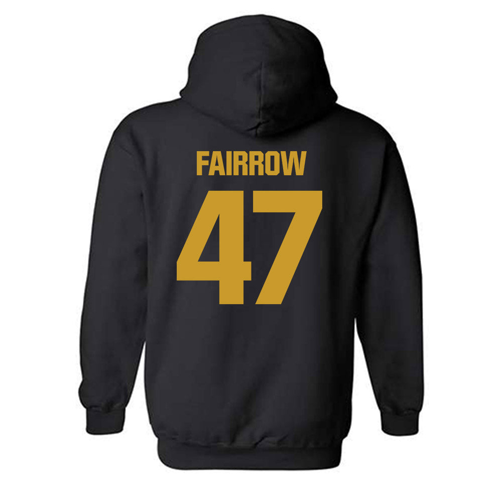 Alabama State - NCAA Football : Davier Fairrow - Classic Shersey Hooded Sweatshirt-1