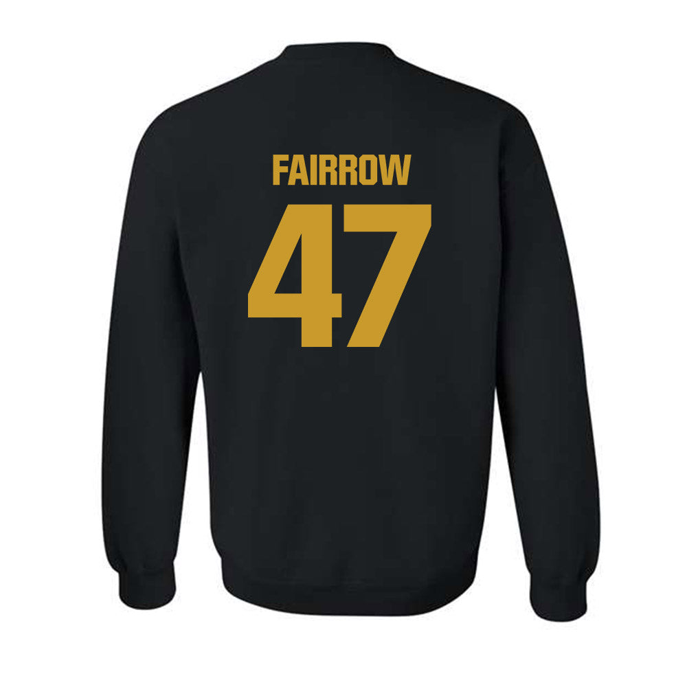 Alabama State - NCAA Football : Davier Fairrow - Classic Shersey Crewneck Sweatshirt-1