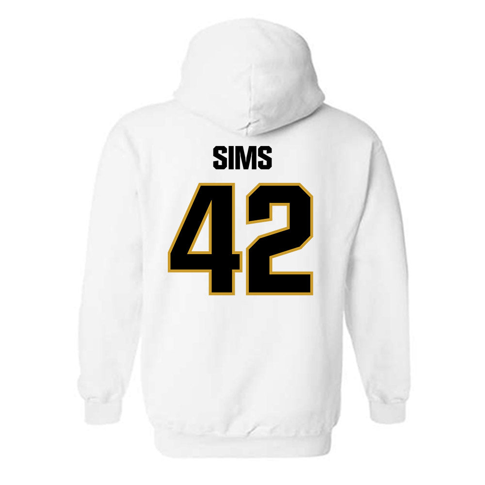 Alabama State - NCAA Football : Tashaun Sims - Classic Shersey Hooded Sweatshirt-1