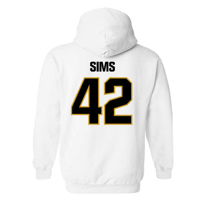 Alabama State - NCAA Football : Tashaun Sims - Classic Shersey Hooded Sweatshirt-1