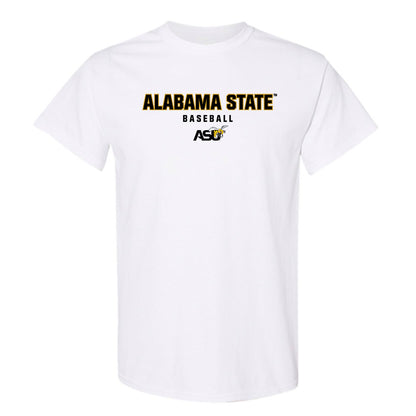 Alabama State - NCAA Baseball : Trey Power - Classic Shersey T-Shirt-0