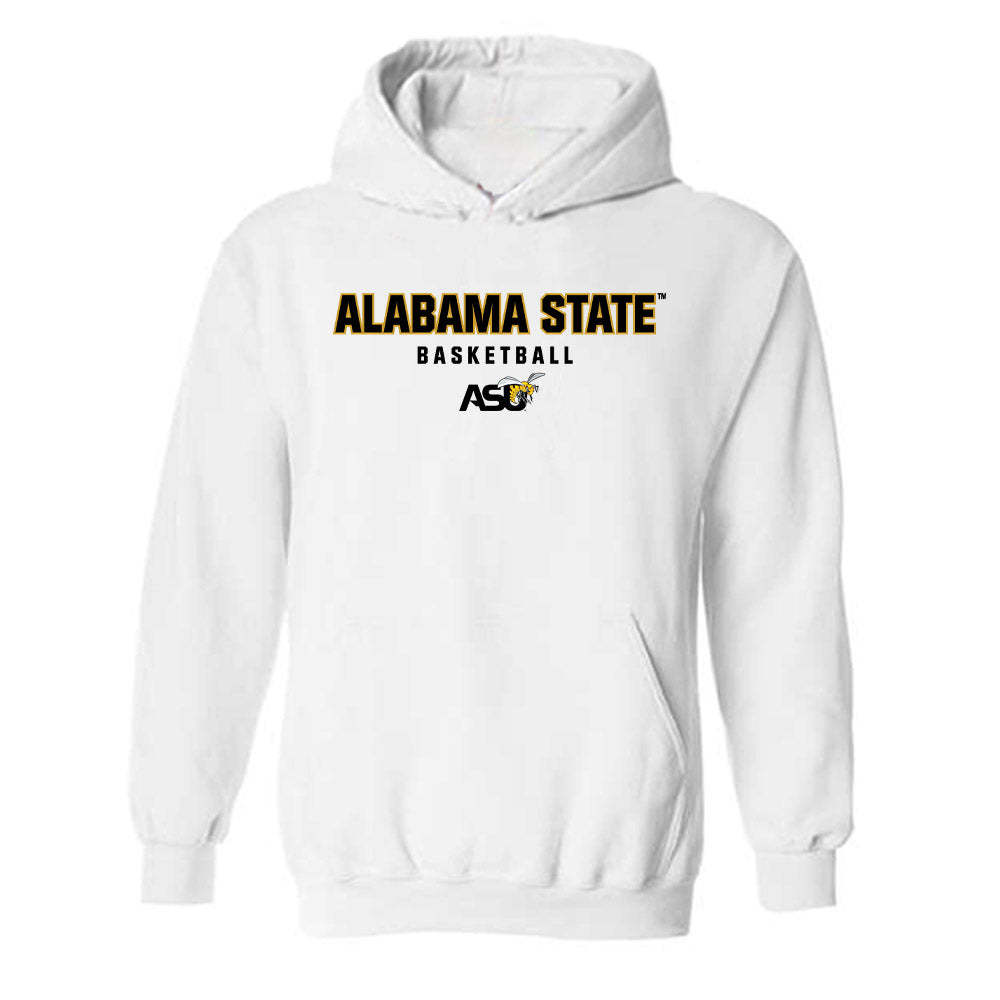 Alabama State - NCAA Women's Basketball : NyKeria Flowers - Classic Shersey Hooded Sweatshirt-0