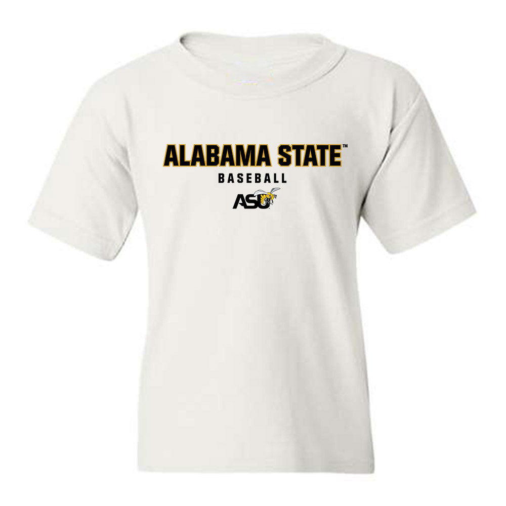 Alabama State - NCAA Baseball : Trey Power - Classic Shersey Youth T-Shirt-0