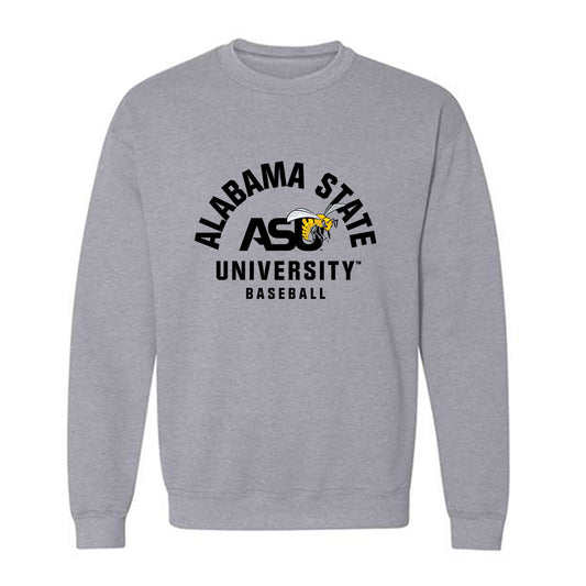 Alabama State - NCAA Baseball : James Peterson - Classic Shersey Crewneck Sweatshirt-0