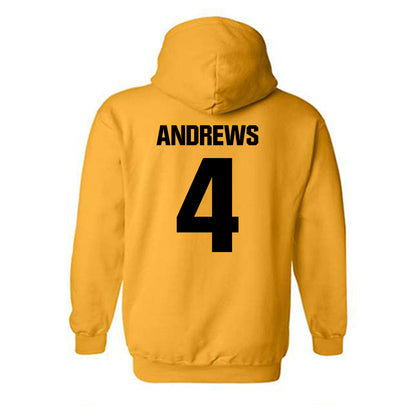 Alabama State - NCAA Men's Basketball : Mario Andrews - Classic Shersey Hooded Sweatshirt-1
