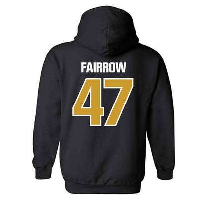 Alabama State - NCAA Football : Davier Fairrow - Classic Shersey Hooded Sweatshirt-1