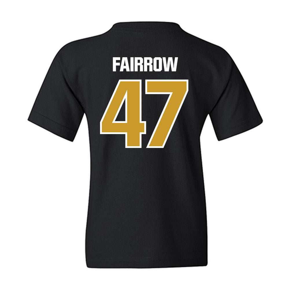 Alabama State - NCAA Football : Davier Fairrow - Classic Shersey Youth T-Shirt-1