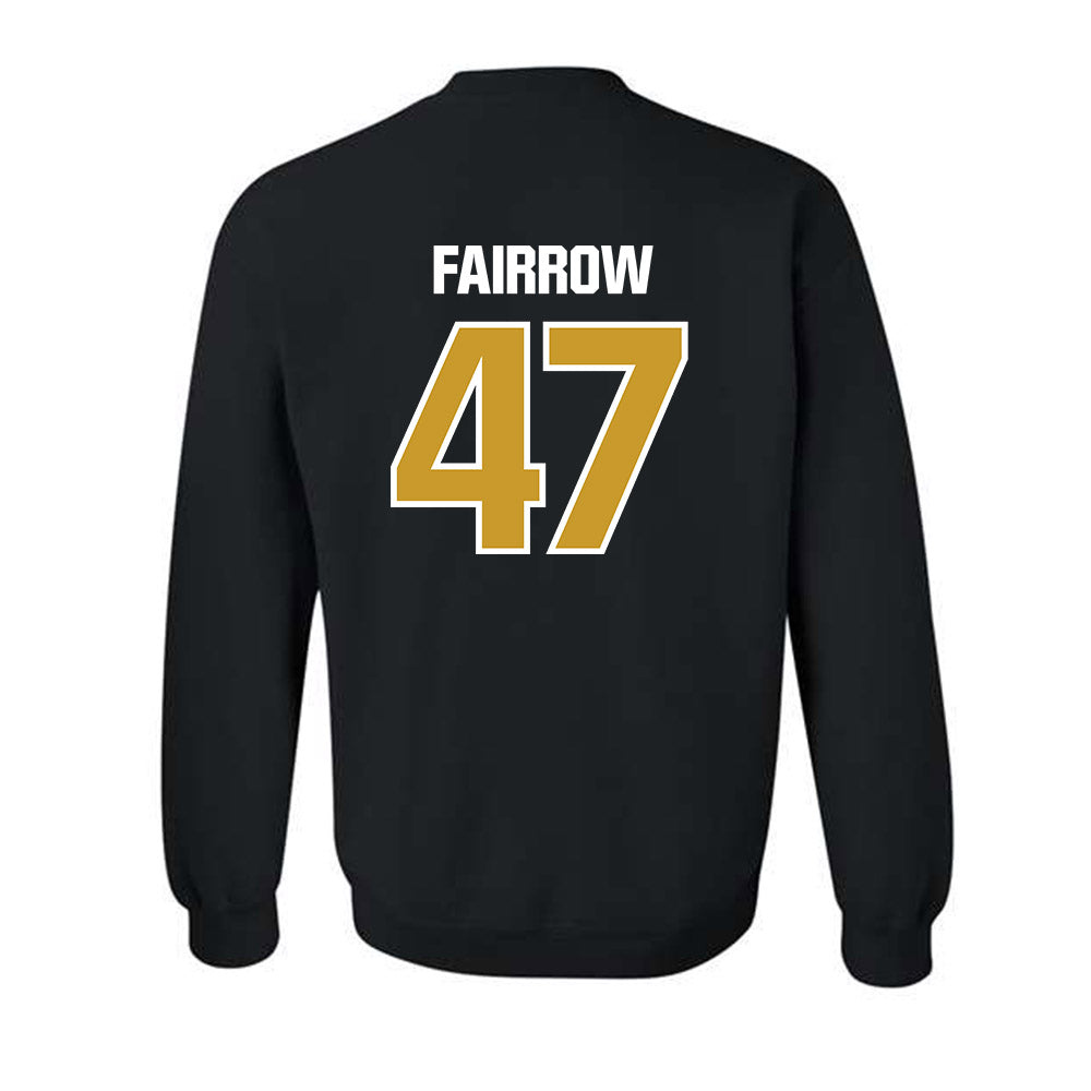 Alabama State - NCAA Football : Davier Fairrow - Classic Shersey Crewneck Sweatshirt-1