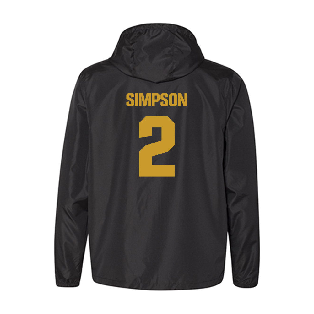 Alabama State - NCAA Men's Basketball : Micah Simpson - Windbreaker-1