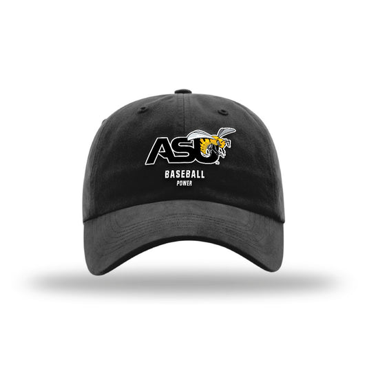 Alabama State - NCAA Baseball : Trey Power - Garment Washed Twill-0