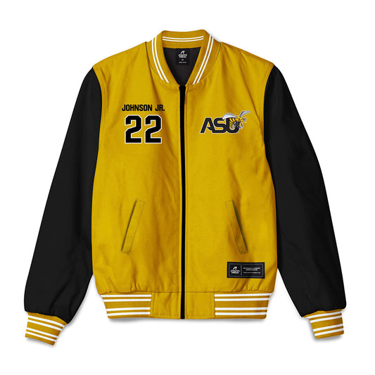 Alabama State - NCAA Football : Terence Johnson Jr. - Bomber Jacket-0