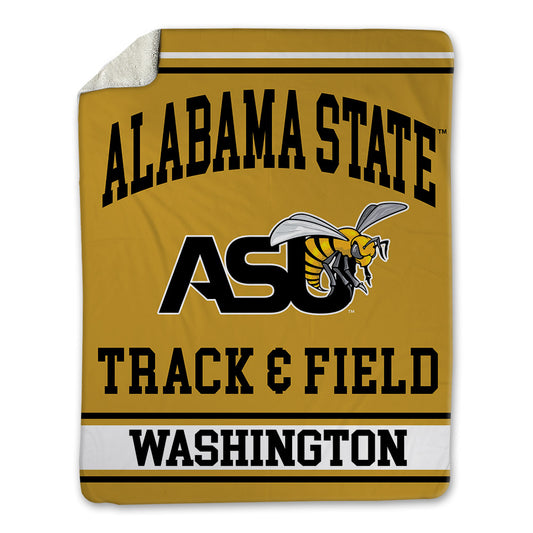 Alabama State - NCAA Women's Track & Field : Shanteria Washington - Blanket-0
