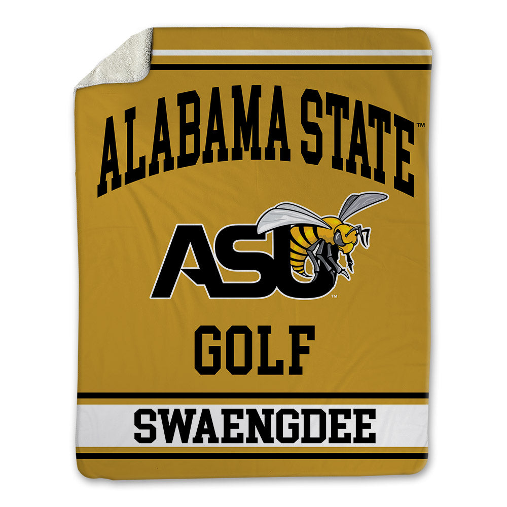 Alabama State - NCAA Men's Golf : Narabodin Swaengdee - Blanket-0