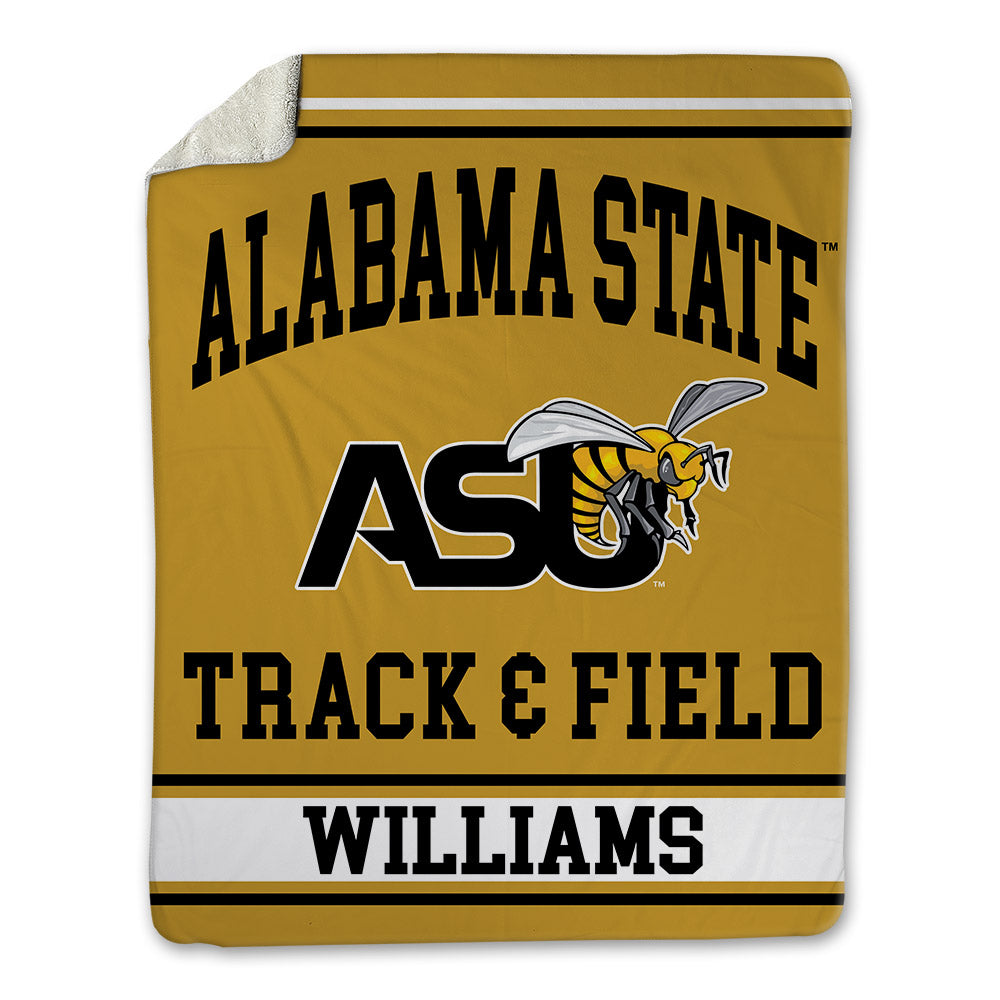 Alabama State - NCAA Women's Track & Field : Aliyah Williams - Blanket-0