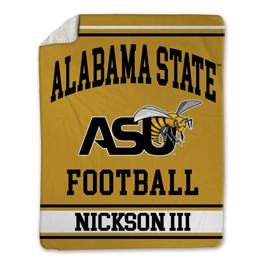 Alabama State - NCAA Football : Willie Nickson III - Blanket-0