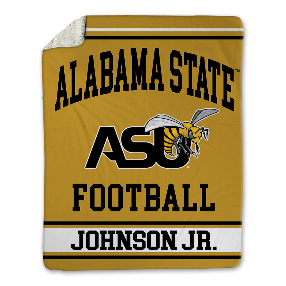 Alabama State - NCAA Football : Terence Johnson Jr. - Blanket-0