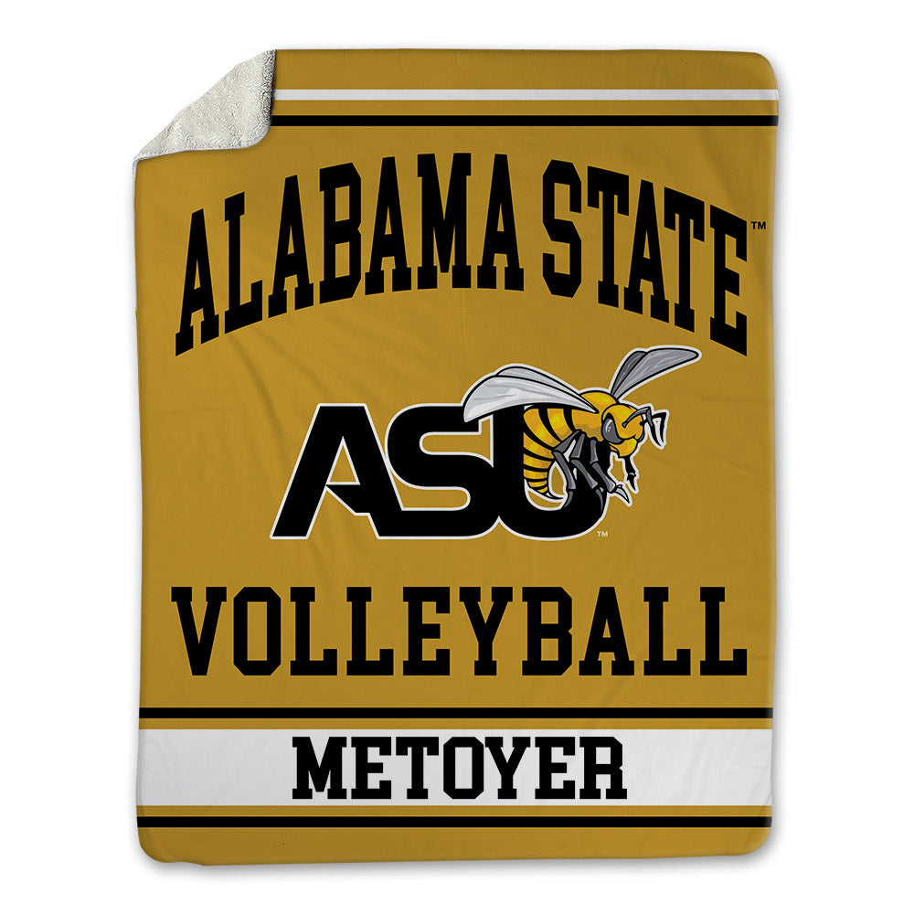 Alabama State - NCAA Women's Volleyball : Brynn Metoyer - Blanket-0