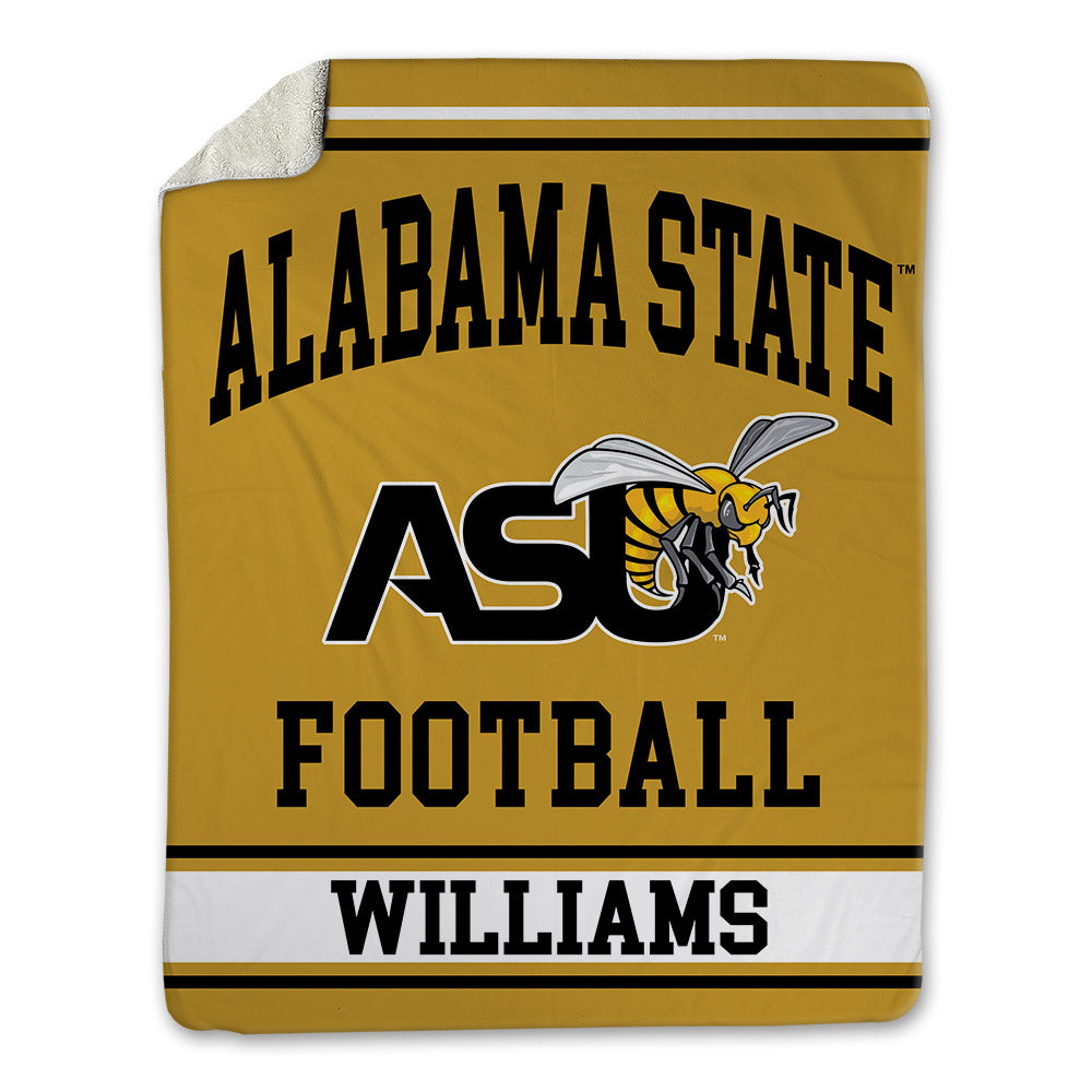 Alabama State - NCAA Football : Christian Williams - Blanket-0