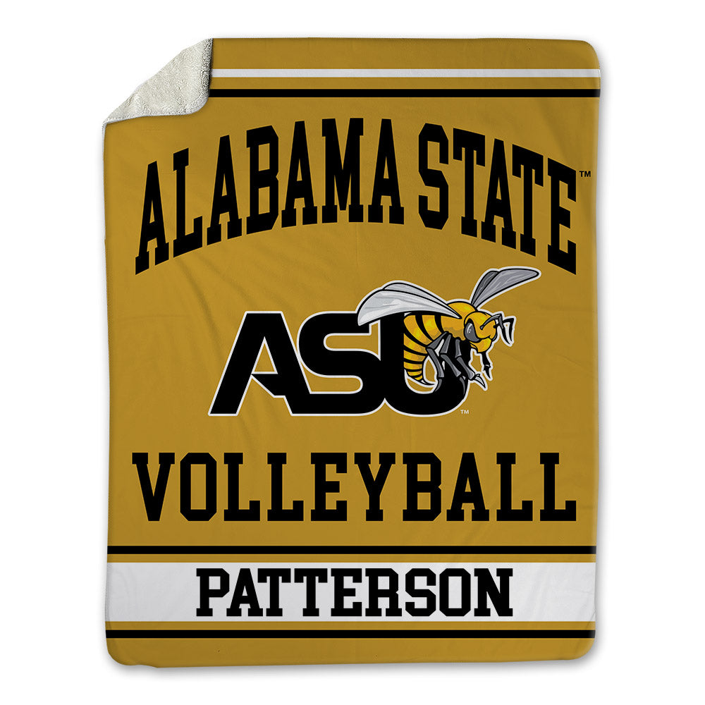 Alabama State - NCAA Women's Volleyball : Brooklynn Patterson - Blanket-0