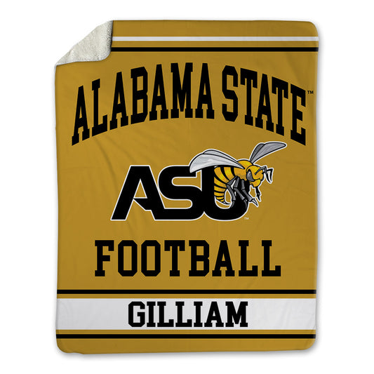 Alabama State - NCAA Football : Brandon Gilliam - Blanket-0